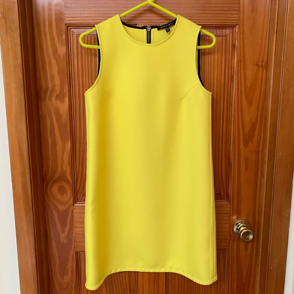 Judith & Charles Bright Yellow Dress